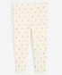 Baby Girls Felicity Field Floral-Print Ribbed Ruffled-Back Leggings, Created for Macy's