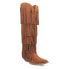 Dingo Wild Child Fringe Snip Toe Cowboy Womens Brown Casual Boots DI276-200