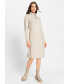 Women's Viscose Blend 1/4 Zip Sweater Dress