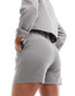 Pimkie high waisted tailored shorts in grey