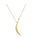 Illuminated Path Gold Moon necklace