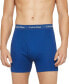 Calvin Klein 273878 Men's Classics Boxer Brief, Periwinkle/ Dark Blues, Small