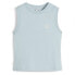 Puma Infuse Slim Crew Neck Tank Top Womens Blue Casual Tops 62430822