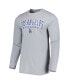 Men's Royal, Gray Los Angeles Dodgers Breakthrough Long Sleeve Top and Pants Sleep Set