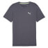 Puma Run Cloudspun Crew Neck Short Sleeve Athletic T-Shirt Mens Grey Casual Tops