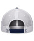 Men's White, Navy North Carolina Tar Heels Retro Fade Snapback Hat