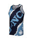 Men's Navy and Carolina Blue North Carolina Tar Heels Jumbotron 2.0 Sublimated Tank Top