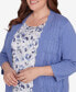 Plus Size Worth Avenue Animal Inner Two In One Sweater