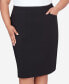 Plus Size Classic Stretch Waist Skirt