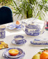 Blue Italian 16 Pc. Dinnerware Set, Service for 4