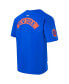 Men's Royal New York Knicks Made to Play Drop Shoulder T-Shirt