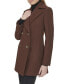 Women's Fine Wool Twill Double Breasted Peacoat