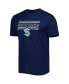 Комплект пижамы Concepts Sport Navy, Gray Seattle Kraken Badge T-shirt and Pants Sleep Set