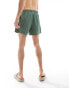 COLLUSION shorter length swim short in khaki