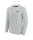 Men's and Women's Gray Oregon State Beavers Super Soft Long Sleeve T-shirt