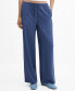 Women's Elastic Waist Wide Leg Pants