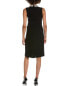 Teri Jon By Rickie Freeman Crepe Sleeveless Midi Dress Women's