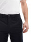 ASOS DESIGN straight essential chinos in black