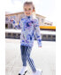 Toddler & Little Girls 2-Pc. Printed Tricot Jacket & Leggings Set