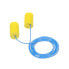 3M CC01000 - Reusable ear plug - In-ear - Blue - Yellow - Wired - 29 dB - Polyvinyl chloride (PVC)