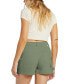 Juniors' Leia Denim Carpenter Shorts