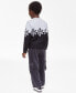 Charter Club Toddler Boys Snowflake Crewneck Sweater, Created for Macy's