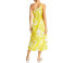 Faithfull the Brand Womens Khalani Midi Dress Yellow Size US 6