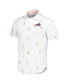 Men's White Buffalo Bills Nova Wave Flocktail Button-Up Shirt