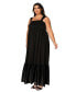 Plus Size Angelika Ruffled Hem Maxi Dress