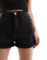 Cotton On classic denim shorts in black