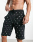 Polo Ralph Lauren loungewear jogger in black with all over pony logo