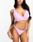 Peek & Beau Fuller Bust Exclusive underwire bikini top in lilac