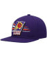 Men's Purple Phoenix Suns Hardwood Classics Retro Bolt Deadstock Snapback Hat