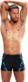 Speedo Męskie kąpielówki Speedo TECH PRNT ASHT AM black/chroma blue/aquarium rozmiar 32