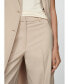 Women's Pleat Straight Trousers