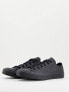 Converse Chuck Taylor All Star Ox trainers in black mono