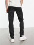 ASOS DESIGN slim smart trouser in charcoal