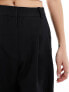 Vero Moda Aware tailored high waisted tapered trousers in black