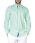 Men's Solid Linen Long Sleeve Shirt