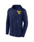 Men's Navy West Virginia Mountaineers Camo Hoodie Long Sleeve T-shirt