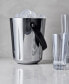 Stainless Steel and Leather Champagne Bucket