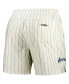 Men's Cream Seattle Mariners Pinstripe Retro Classic Woven Shorts