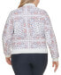 Plus Size Trendy Diamond Quilted Bomber Jacket