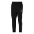 Puma Contrast Tricot Logo Track Pants Womens Black Casual Athletic Bottoms 84900