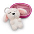 NICI Sleeping Pets Dog Poodle White 8 cm Key Ring