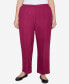 Plus Size Wine Country Soft Microfiber Side Seam Pocket Short Length Pant