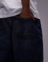 Topman baggy jeans in dark blue