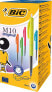 Bic BIC M10 Original Medium Fantasy Colours-Kugelschreiber – mit Klickmechanismus – (50 Stück)