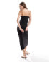 Vero Moda scoop neck jersey cami maxi dress in black