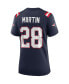 Women's Curtis Martin Navy New England Patriots Game Retired Player Jersey